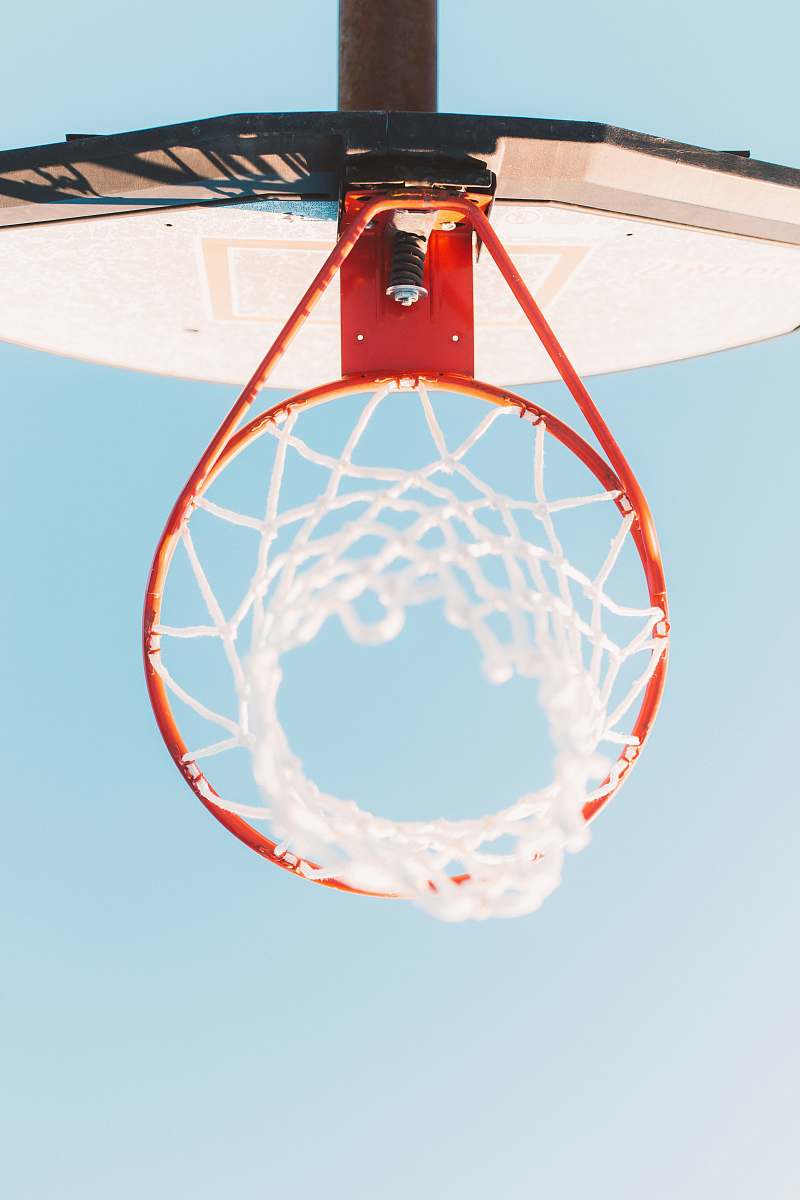 android backgrounds low-angle photography of white and red basketball hoop basketball